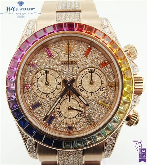 rolex daytona 116505 rainbow.